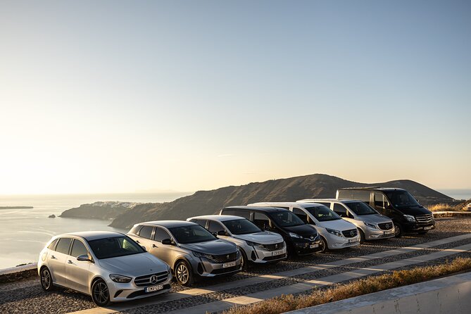 Santorini: Private Transfers To / From the Airport (JTR) - Departure and Pickup Locations in Santorini