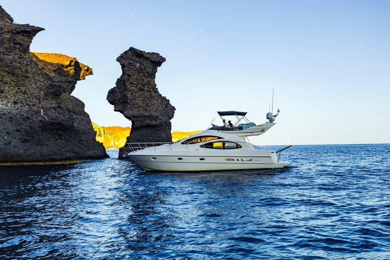 Santorini: Private Yacht Experience of Timeless Elegance - The Private Yacht of Santorini: A Glimpse into Opulence