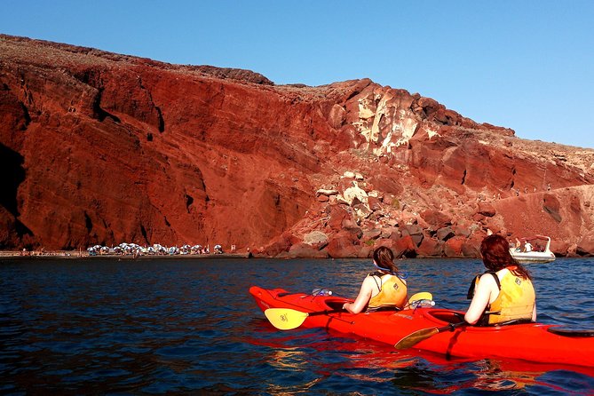 Santorini: Sea Kayaking with Light Lunch - Visiting the Sea Cave and Snorkeling Spots