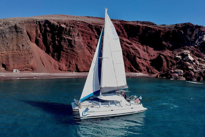 Santorini: Special Occasions Catamaran Cruise, All Inclusive - Starting from Vlychada Port with Flexible Departure Times