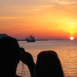 Santorini Sunset cruise - Hot Springs at Palaia Kameni