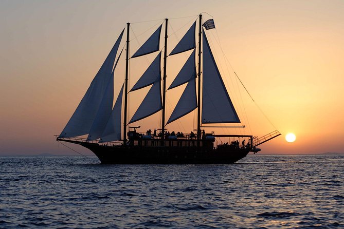Santorini Volcanic Sunset Cruise - The Charm of the Traditional Caique