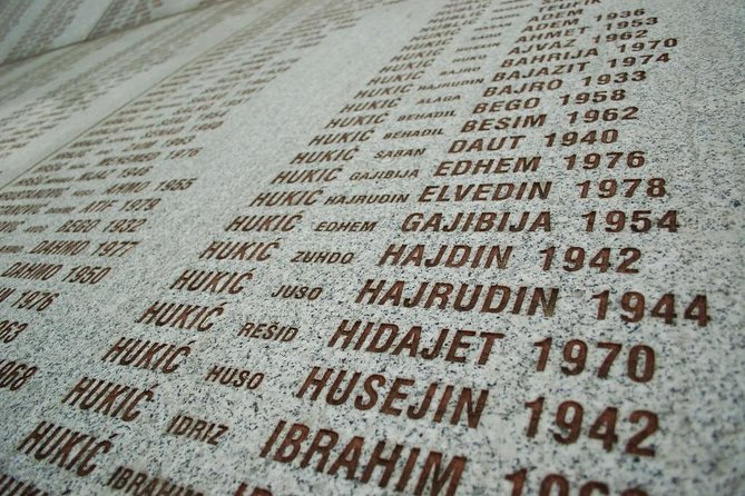 Sarajevo: Srebrenica - A Journey of Remembrance - Visiting the Srebrenica Genocide Memorial and Cemetery