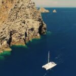 Saranda Catamaran VIP to Krorez and Kakome Beach with Lunch - Crystalline Waters at Krorëza Beach