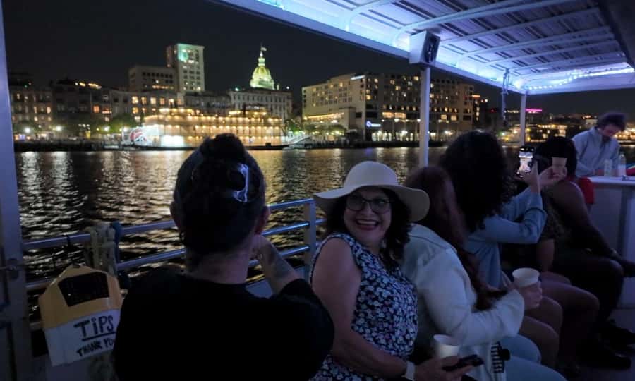 Savannah River: River Street Karaoke Cruise - The Atmosphere and Crew on Board