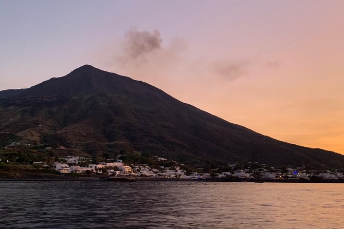 Sciara del Fuoco from the sea, night tour SMALL GROUP - Departing from Stromboli’s Pontile at Sunset
