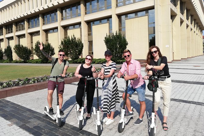 Scooter City Tour of Vilnius Highlights - From Gediminas Avenue to Hidden Corners