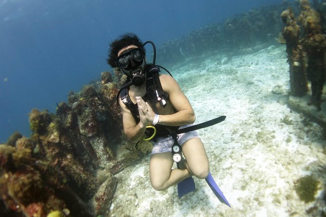 Scuba diving at MUSA the underwater museum for certified divers - What Equipment Is Included and What You Need to Know