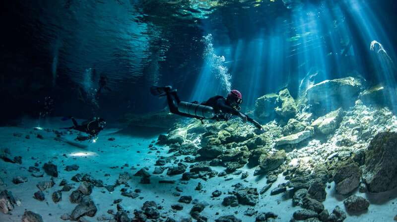 Scuba in 2 cenotes in a half-day - Starting Point at La Calypso Dive Center