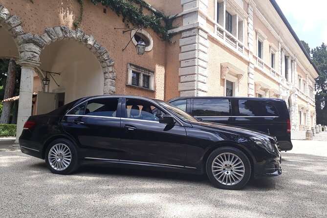 Seamless Departure: Private Transfer between City and FCO Airport - From Rome City Center to Fiumicino Airport in Style