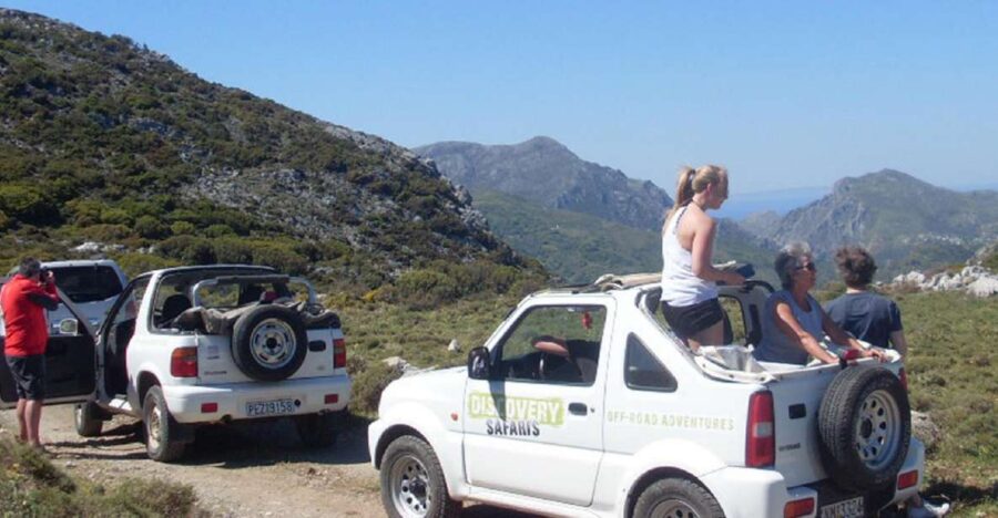 Self-Drive Jeep Safari to South Coast, Palm Beach & Canyons - From Rethymno to Ligres Beach for a Refreshing Swim