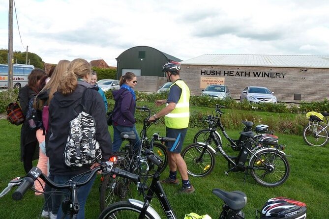 Self-Guided Electric Bike Tour to vineyards and castles in Kent - The Starting Point at the UK Electric Bike Centre