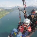 Sensation paragliding flight over the magnificent Lake Annecy - Starting Point at Doussard and Takeoff at Col de la Forclaz