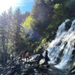 Seward: Bridal Veil Falls Kayak and Exit Glacier Hike Combo - Hiking to Bridal Veil Falls: a majestic waterfall