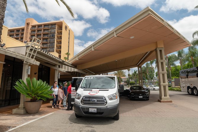 Shared Airport Arrival Transfer: LAX International Airport to Anaheim, Buena Park or Garden Grove - Comfortable Transport in a Spacious Van