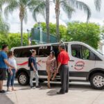 Shared Airport Departure Transfer Anaheim and Orange County to John Wayne Airport - How the Shared Ride Service Works in Anaheim and Buena Park