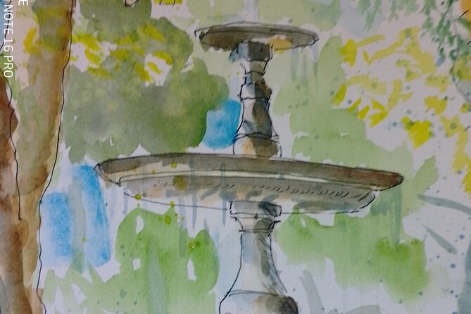 Sketching in Rome Villa Borghese Private lesson with Guido - Starting Point at the Venus Fountain in Villa Borghese