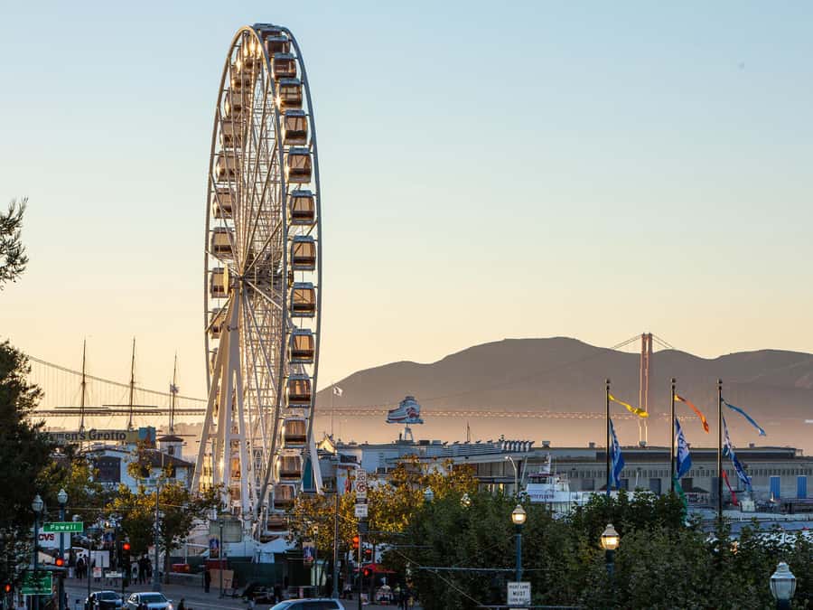 SkyStar Wheel Ticket at Fisherman's Wharf - The Location of San Francisco’s First Waterfront Observation Wheel