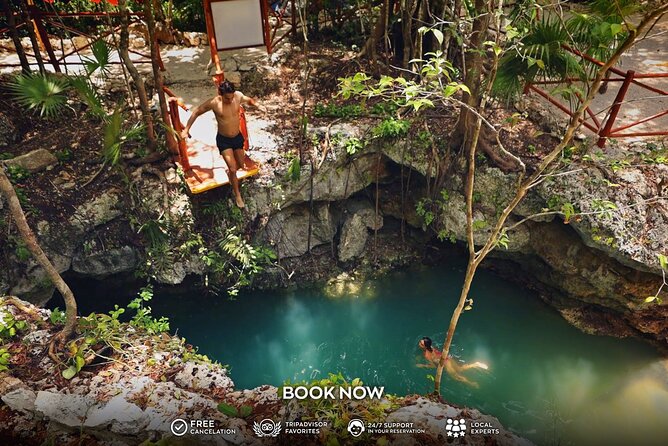 Small Group 3 Waterfall Cenotes Experience - Activities and Adventure at the Cenotes