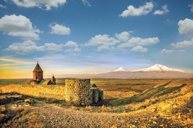 Small Group Day Trip to Khor Virap Noravank and Areni Winery - Exploring Khor Virap with Mount Ararat in View