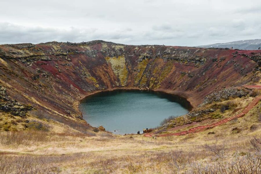 Small Group Golden Circle Tour w/ Kerid & Tomato Farm Visit - Watching Geysir Eruptions and Exploring Hot Springs