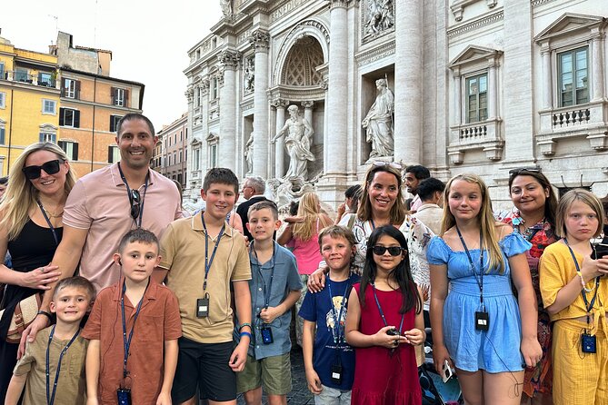 Small Group Rome Night Tour for Kids & Families w Gelato Pizza & Must-see Sites - Starting Point at Piazza delle Cinque Scole