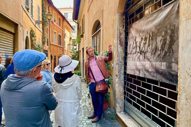 Small Group Rome's Jewish Ghetto and Trastevere Tour - Exploring the Il Portico Di Ottavia