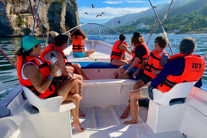 Snorkeling at Los Arcos 5 islands Hidden Beach and Cliff Jumping - Starting Point at Mismaloya Beach and Boat Boarding