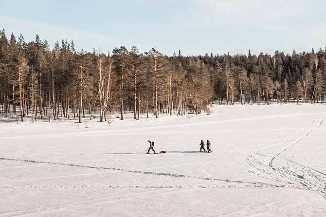 Snowshoe Trip in the Wilderness - Learning Fire-Making Without Matches
