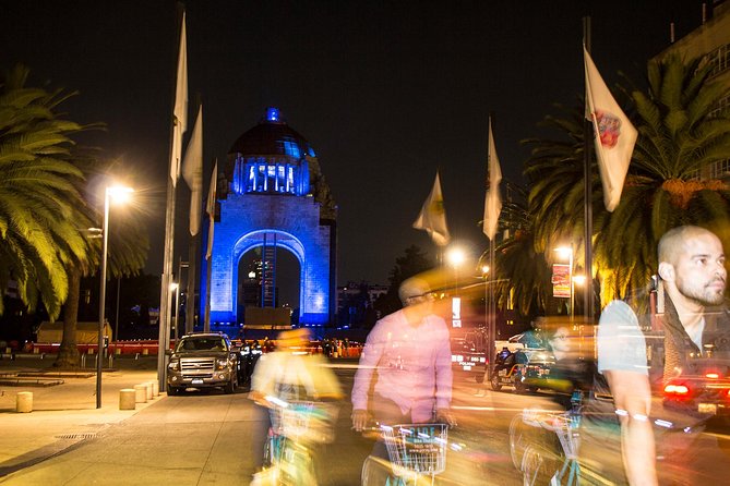 SPECIAL NIGHT LIFE Mexico City Light´s Bike Tour - Starting Point and Tour Schedule in Mexico City