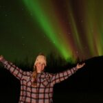 Spectacular Chena Hot springs Northern Lights experience - Relaxing at Chena Hot Springs