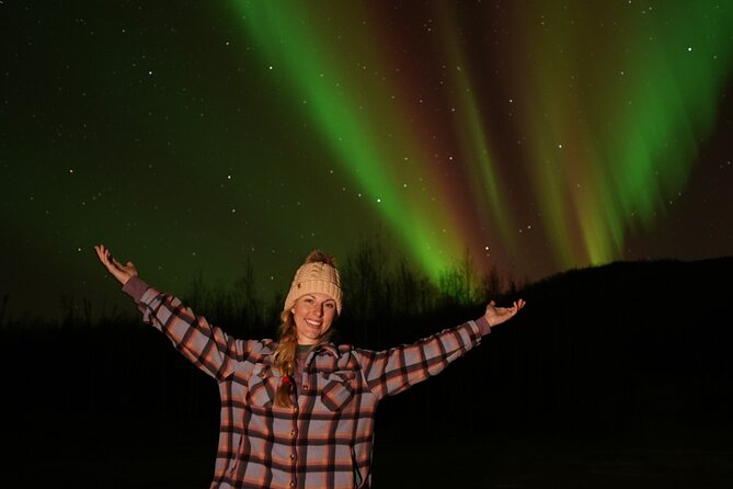 Spectacular Chena Hot springs Northern Lights experience - Relaxing at Chena Hot Springs