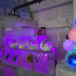 Spectacular Hot Spring Experience with Northern Lights - Exploring the Ice Museum with Ice Sculptures and Bars