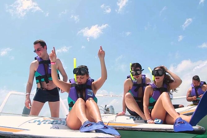Speedboat from Cancun with snorkeling for the best price, book now! - Meeting Point and Duration Details at Marina Chac Chi