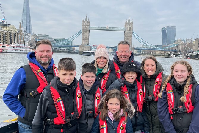 Speedboat 'THE THAMES BEAST' from Tower Millennium Pier - 40 mins - The Thrills of High-Speed Thames Navigation