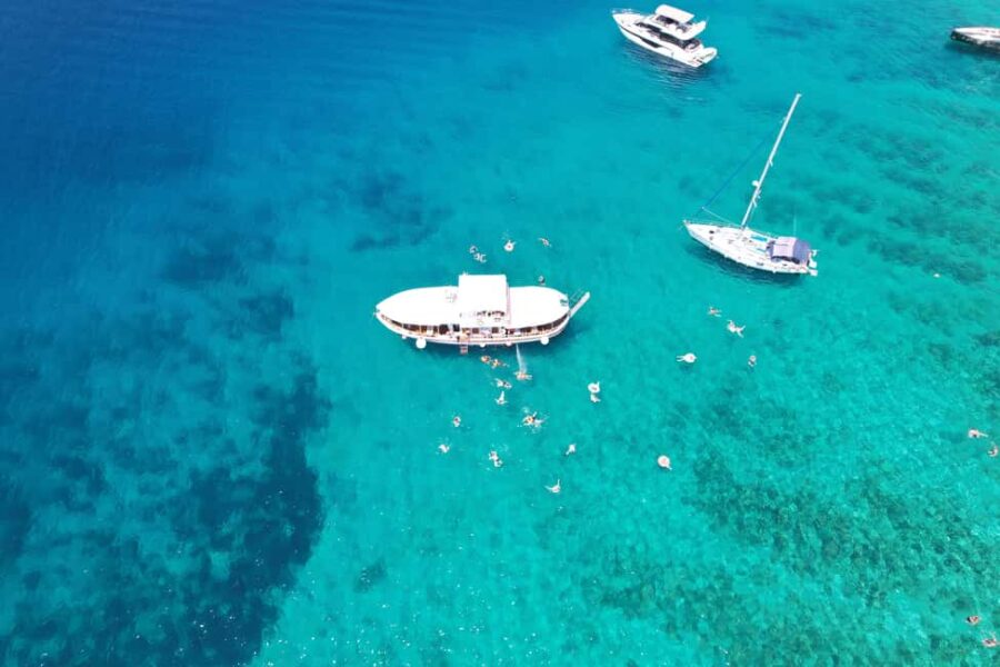 Split: Blue Lagoon and olta Boat Tour with Lunch and Drinks - Departures from Split and Stobrec