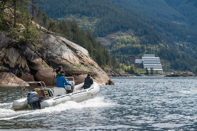 Squamish Rigid Hull Inflatable Boat Rental - Meeting Point at Squamish Marina on Loggers Lane