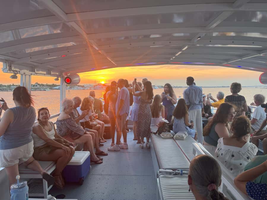St. Augustine: Family Friendly Sunset Cruise - The Departure Point at Vilano Beach Fishing Pier