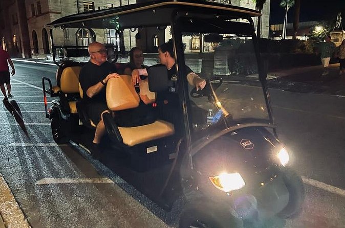 St. Augustine Haunted Ghost Tour by Electric Cart Shadow Ride - Meet at the Historic Meeting Point on St. George Street