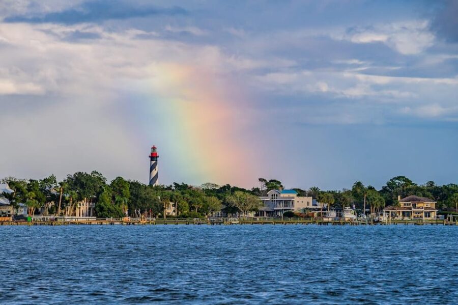 St Augustine: Nights of Lights Sunset Sail with Live Music - Viewing the Historic City from the Spacious Deck of a Modern Catamaran