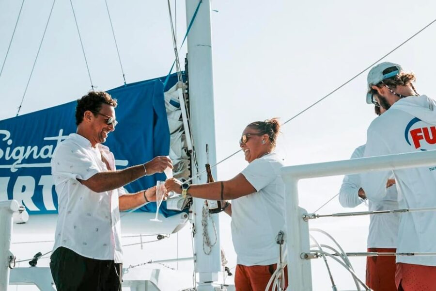 St. Augustine: Sunset Cruise with Live Music and Drinks - Setting Sail on a Stylish, Spacious Catamaran in St. Augustine