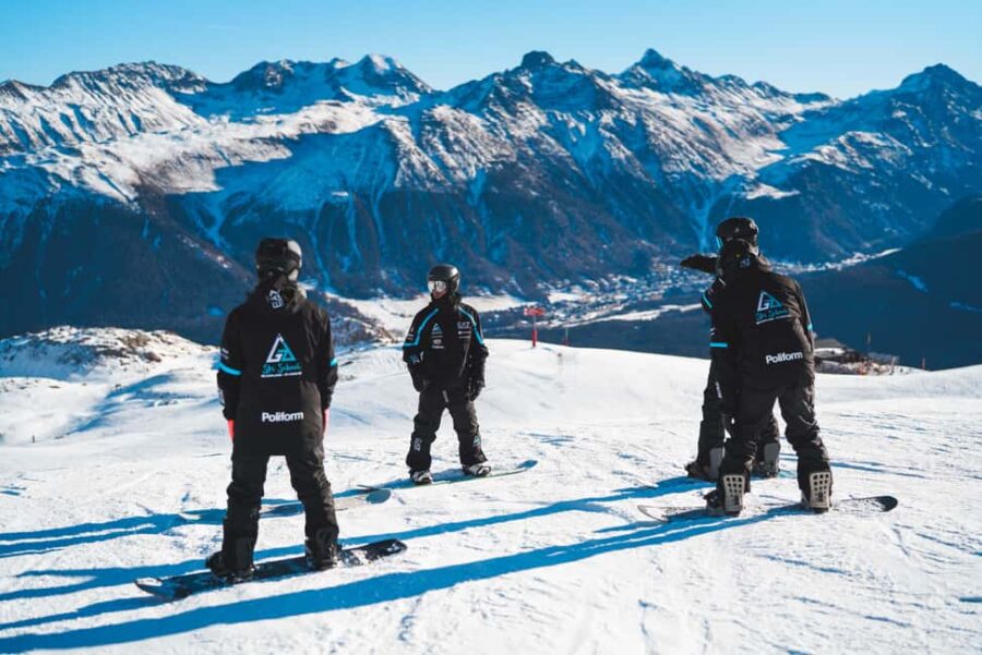 St. Moritz Ski School: Morning Private Snowboard Lesson - Meet the Multilingual, Certified Instructors of GR Mountain