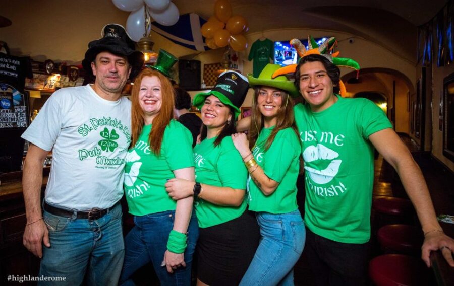 St Patricks Day in Rome - Discover the Irish Spirit with Highlander Pub Marathon