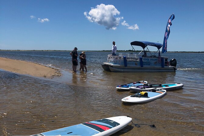 Stand Up Paddle Board Ice Cream Boat Adventure - The Scenic Beauty of Waquoit Bay and Its Marine Highlights