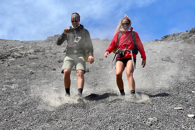 Summit Etna North 3300mt: 4x4 and trekking - The Descent and Return Journey