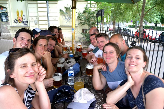 Sunny Beer garden tour - Tram Ride to Letna Park and the First Lunch Stop