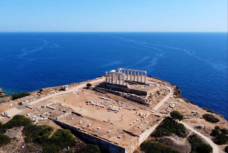 Sunset at Cape Sounio - From Athens to Lake Vouliagmeni’s Natural Beauty