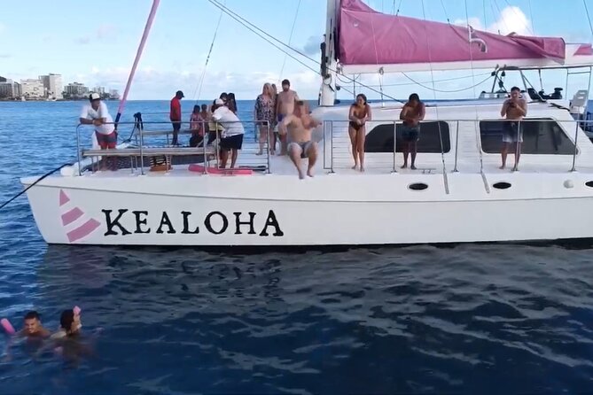 Sunset Boat Cruise: Swim and Cruise Waikiki - Swimming and Ocean Access During the Sunset Cruise