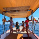 Sunset from a private Classic Yacht - Starting Point at Port Olimpic for a Scenic Departure