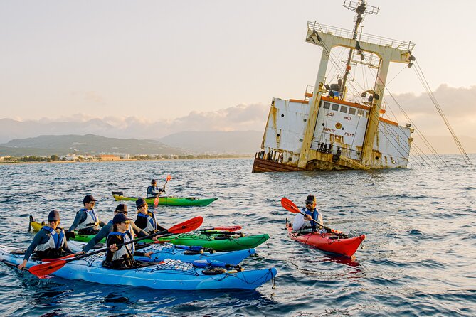 Sunset Kayak Tour to Kissamos Bay Shipwreck & Exclusive Beach - Starting Point and Tour Timing at Drapanias Beach